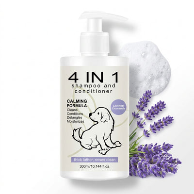PawSuds 4-in-1 Calming Shampoo & Conditioner